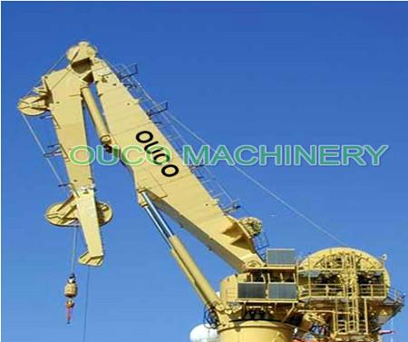 Popular Marine Knuckle Boom Crane OUCO Made Overseas With European Standards
